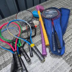 tennis rackets