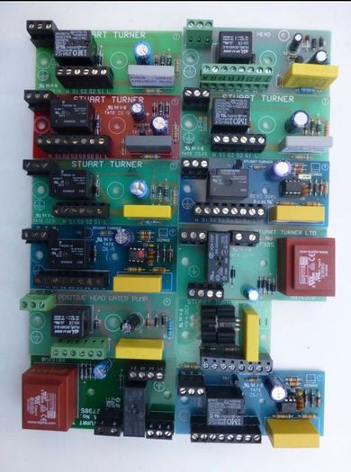 Shower/water/booster pump PCB board.
