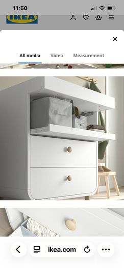 Baby changing table