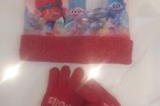 Trolls hat and matching gloves