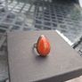 Vintage Ladies Teardrop Ring Sterling 925 Silver Image 5