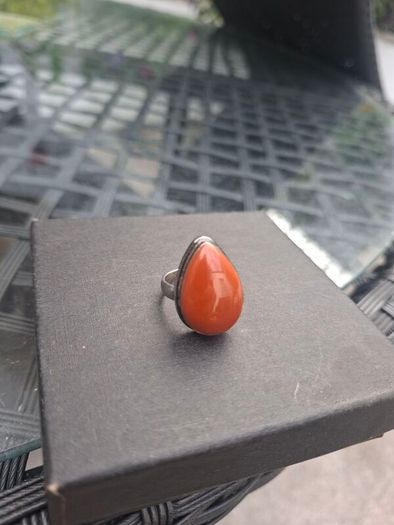 Vintage Ladies Teardrop Ring Sterling 925 Silver