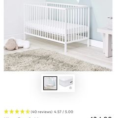 Baby Elegance Kim Cot & Mattress