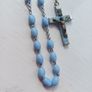 Blue Rosary Beads Image 2