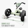 Green Pedal Go-Kart  Ride On Toy for Boys Girls Ages 2 5  Adjustable Seat, Easy Steering & Stable 4-Wheel Design  85 115 cm Image 5