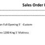 Bed and Mattress (King Size) Image 2