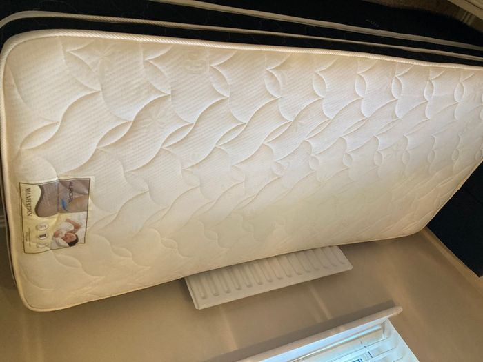 Single bed with mattress
