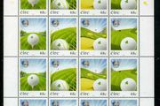 2006 Ireland The 36th Ryder Cup Golf Commemorative Stamp Sheetlet Plate 1A1A1A1A Mint Never Hinged (MNH)