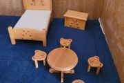 Dolls house furniture - nursery / child's room set
