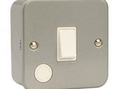20 Amp Double Pole Switch Surface Metal