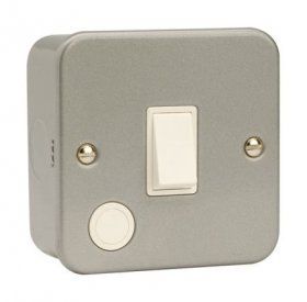 20 Amp Double Pole Switch Surface Metal