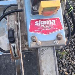 Sigma electric wet tile saw
