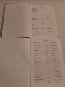 80's and 90's Mathematical Tables (Blue)