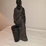 African woman with drum statue Image 7