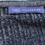 Marks and Spencer Ladies Black and Gold Sparkle  jumper L 14/16 includes postage Image 7