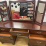 Vintage Mahogany Dresser with Mirror Image 3