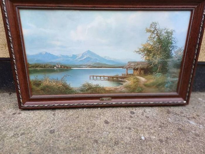 Vintage Picture "Connemara Lake"