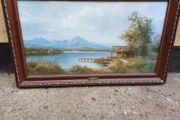 Vintage Picture "Connemara Lake"