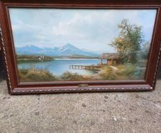 Vintage Picture "Connemara Lake"