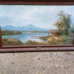 Vintage Picture "Connemara Lake"