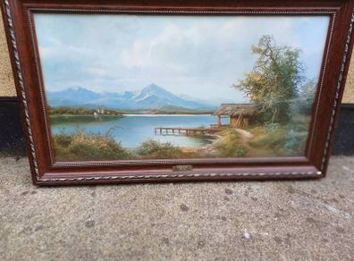Vintage Picture "Connemara Lake"
