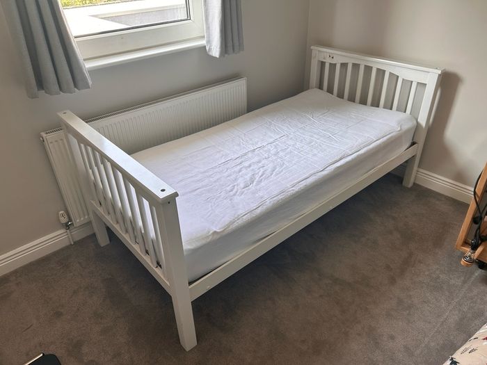 Single Bed Frame  and Mattress