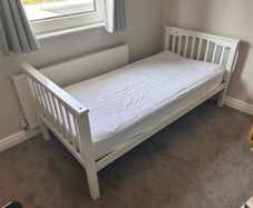 Single Bed Frame  and Mattress