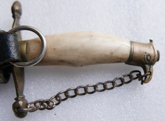 Vintage European Victory Pure Steel Knife Dagger Sword Antique