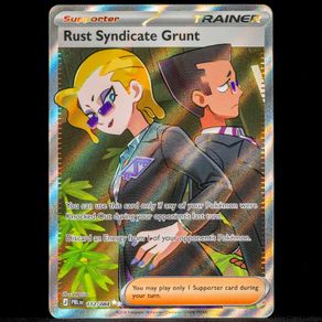 Rust Syndicate Grunt 112/084 Trainer Ultra Rare Holo Mega Evolution Pitch Black Pokemon Card