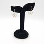 925 Vintage Sterling Silver Bowtie Earrings Image 9