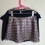 Girls 5-6yrs Navy sequin skirt Image 3