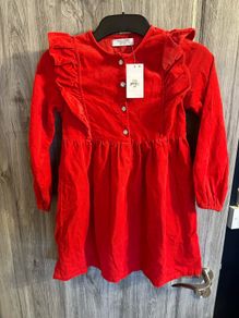 BNWT Girls Red Dress 7-8