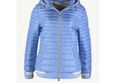 Barbara Lebek - Quilted Hooded Jacket - Blue - UK 10 - BNWT RRP 143