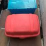Large plastic storage boxes with covers. Image 6