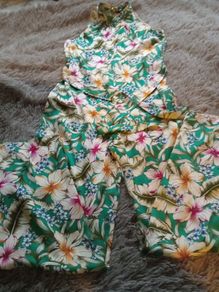 Zara floral jumpsuit