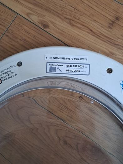 washing machine part door