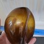 3 amber Glass vases Image 7