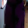 Oasis purple& black halter neck dress Image 5