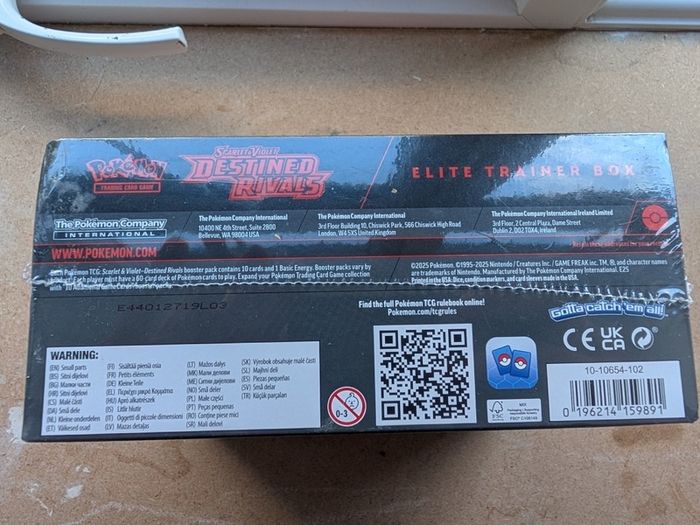 Pokemon Destined Rivals ETB Sealed