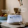 NEW Tommee Tippee Microsteri Microwave Steam Steriliser for Baby Bottles and Accessories, Kills Viruses and 99.9 Percent of Bacteria, 4-Minute Sterilisation Cycle NEW Image 3