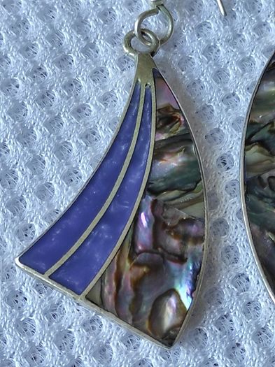 Alpaca Mexico silver earrings