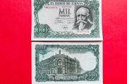 Spain  1000 Pesetas  1971    ( UNCIRCULATED ) Commemorative  Issue 1874 -  1974