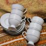 Fine china. Handcrafted Ireland. Coffee cups, Milk & Sugar Image 3