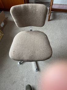Retro chrome steel chair