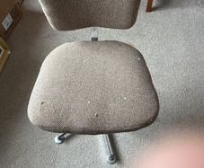 Retro chrome steel chair