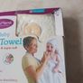 Cleva Mama Apron Baby Bath Towel.  B.N.W.T.  In Original  Box. Image 3
