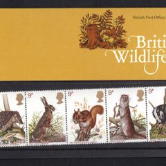 1977 Great Britain Wildlife Protection Commemorative Stamps Presentation Pack