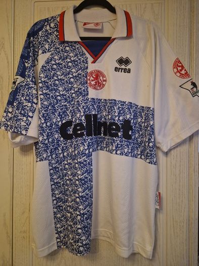 Vintage Errea Middlesbrough Away Shirt Juninho 1996