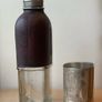 Edwardian Silver Plated Glass Flasks By James Dixon & Sons And Daniel & Arter Image 5