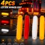 4pcs  COB LED  Side Lights in Red, Yellow, And White. Optional Long Strip Light Guide Edge Light 24V Constant Light Image 2